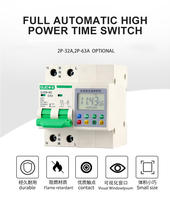 Temporizador Digital LED Programable de CA 240V, Interruptor de Tiempo Multifuncional de 50-60Hz