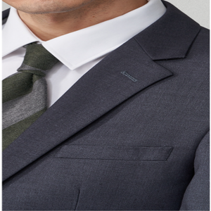 Banque travail vêtements hommes deux pièces britannique affaires mince <span class=keywords><strong>professionnel</strong></span> tenue de cérémonie gris loisirs costume hommes banque uniforme - Product Image 4