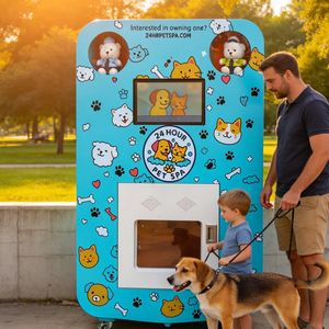 Máquina de Lavado Inteligente para Mascotas 24HR Pet Spa con Pantalla Táctil, Autolimpieza y Solución Multifuncional para el Cuidado Canino - Product Image 1