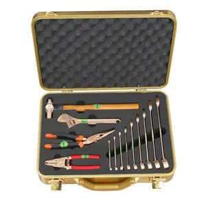 Non sparking non magnetic tool kit for oil and gas
