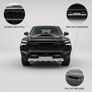 ชุดแต่งรอบคันแบบ Facelift สำหรับ Toyota Hilux Revo / Rocco (2016-2025) อัพเกรดเป็น Toyota Tacoma TRD Pro ปี 2024 - Product Image 5