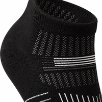 Chaussettes de sport athlétiques à cinq doigts, respirantes, à compression, avec languette de talon antidérapante, coupe basse, unisexe