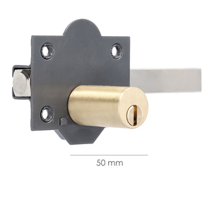 Serratura a cilindro con chiave b-6, 2 lati, 165 mm, cilindro rotondo da 50 mm - Product Image 4