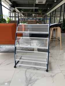 Tùy chỉnh Kim Loại hiển thị tập tin Rack cho văn phòng hiển thị kim loại giá thông tin văn phòng tập tin giá - Product Image 5