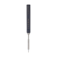 Mini Soldador GGDX TS101 de 90W con Clip de Tierra ESD, Cable USB, Soporte y Punta TS-B2 para Componentes Electrónicos