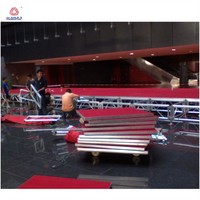 Plateforme de scène portable en aluminium, podium modulaire pour événements, estrade de concert en plein air, assemblage rapide pour spectacles