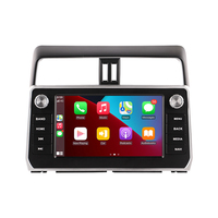 Autoradio Android 9 pouces 8 cœurs à démarrage rapide avec CarPlay Plug & Play et navigation pour Toyota Prado 2018, écran tactile multimédia