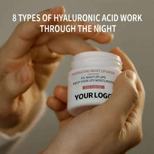 Crème de nuit hydratante pour les lèvres à la framboise biologique, éclaircissante, apaisante, pour les lèvres sèches et gercées, végane, sans silicone - Product Image 5
