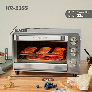 Countertop Oven 23L 1600W Stainless Steel Multifunction Electric Baking Roasting <b>Toaster</b> Oven - Product Image 1