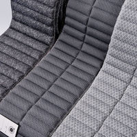 Tissu de bordure en polyester tricoté chaîne, style sergé, extensible et respirant, pour matelas, résistant à l'eau, avec fonction mémoire