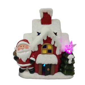 Set villaggio di natale in ceramica-<span class=keywords><strong>case</strong></span> per le <span class=keywords><strong>vacanze</strong></span> in miniatura con ornamenti per <span class=keywords><strong>alberi</strong></span>, decorazioni da tavolo di Natale - Product Image 6