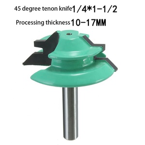 Alat tukang kayu 45 derajat 1/4 1/2 8 Shank miter alat pemotong tanggam kayu pemotong penggilingan <span class=keywords><strong>Router</strong></span> <span class=keywords><strong>bit</strong></span> - Product Image 6