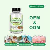 HDK OEM ODM Capsules d'extraits de légumes entiers, complément alimentaire, antioxydants, énergie, vitalité, végétalien, halal, sans OGM, sans gluten