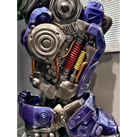 Vente d'usine : Sculpture en métal recyclé de robot réaliste grandeur nature transformable Bumblebee Optimus Prime pour parc à thème et aire de jeux