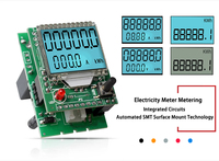 Medidor de Energía Inteligente Monofásico CKYECL KYDDS2M1-1-2 2P, Ecológico, Multifunción, con Pantalla LCD LED, para Riel DIN, 5(60)A, Clase 1.0, 230V
