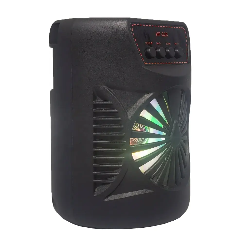 PAISIBLE OEM HF-326 Portable Speaker Customized Outdoor 3 Inch Karaoke Speaker Sound Amplifiers Mic and Blue Tooth