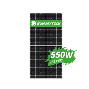 solar power plant 550w 540w 530w 535w Half Cell solar panel solar pv mounting photovoltaic panels