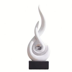 Elegant Resin Flame Ornament - Perfect Home & <b>Gift</b> for Art Collectors - Product Image 4