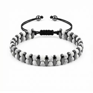 4mm Natural Hematite Tiger Eye <b>Bracelet</b>, Adjustable <b>Bracelet</b>, Fashion Jewelry Gift for Men and Women Wholesale - Product Image 6