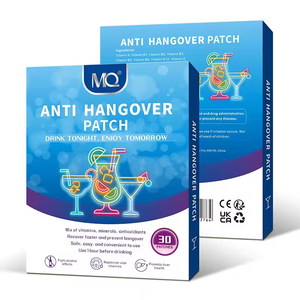 Parches Anti-Resaca MQ, 30 Parches/caja, Alivio del Dolor de la Resaca, Relajación, Sensación de Bienestar, Parche Vitamínico Antes de Beber, Alivio de la Resaca - Product Image 1
