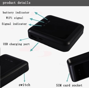 Bộ Định Tuyến Bỏ Túi Di Động <span class=keywords><strong>3G</strong></span> 4G 100Mbps Di Động Ngoài Trời <span class=keywords><strong>Mini</strong></span> <span class=keywords><strong>Wifi</strong></span> Hotspot MIFIs Với Khe Cắm Thẻ Sim Đám Mây - Product Image 5