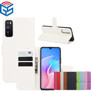 Étui portefeuille à rabat en cuir Pu pour <span class=keywords><strong>Huawei</strong></span> Enjoy 50 20 <span class=keywords><strong>Pro</strong></span> Nova Y90 Litchi Grain Enjoy Z - Product Image 1