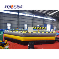 Jeux mécaniques gonflables à prix avantageux pour adultes et enfants, jeu de défis Meltdown, jeu d'obstacles gonflable, jeu debout gonflable