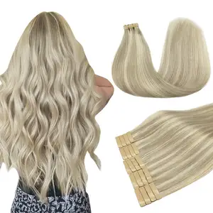 Virgachair Atacado Profundo Encaracolado Natural Preto Brasileiro Fita Extensões De Cabelo Fornecedores Virgin Remy Tape Ins Extensão Do Cabelo