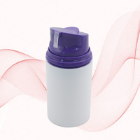 Emballage cosmétique en plastique avec pompe sans air de 30 ml, 50 ml, 80 ml, 100 ml, 120 ml, 135 ml, 150 ml, 200 ml, modèle ABN03-002