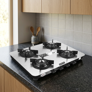 KIMATSU KIM-HOB-SS1 - Estufa de Gas LPG de 4 Quemadores con Encendido Electrónico, Superficie de Acero Inoxidable Resistente al Calor, 30 Pulgadas, 1 Año de Garantía - Product Image 3