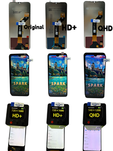 หน้าจอสัมผัส QTS Factory Display สำหรับ HOT 12i/HOT 20i/Spark 8C/Spark <span class=keywords><strong>9</strong></span> Series ขนาด <span class=keywords><strong>6</strong></span>.<span class=keywords><strong>6</strong></span> นิ้ว จอแท้ ทดสอบแล้ว 100% รับประกัน 1 ปี - Product Image 4