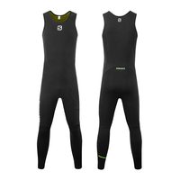 DIVESTAR Logo Kustom 3mm CR Neoprene Tanpa Lengan Tahan Air Bernapas Anti-Bakteri Perlindungan UV Wetsuit untuk Dewasa Unisex