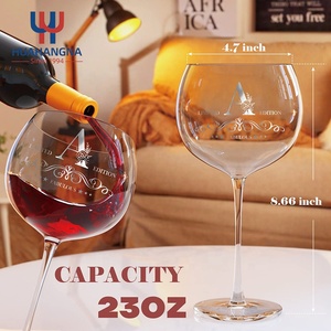 23 oz logotipo personalizado globo decorado <span class=keywords><strong>Gin</strong></span> Tonic cóctel degustación de vidrio de tallo largo Copa caja de regalo de boda - Product Image 4