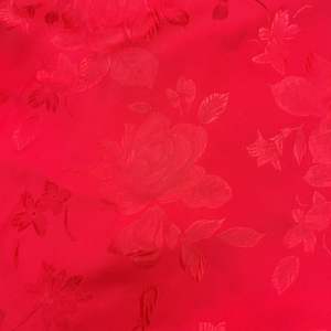 <span class=keywords><strong>Tissu</strong></span> satiné double face <span class=keywords><strong>en</strong></span> faux acétate à prix avantageux, 150 cm, 110 g/m², jacquard, motif rose, pour vêtements - Product Image 5