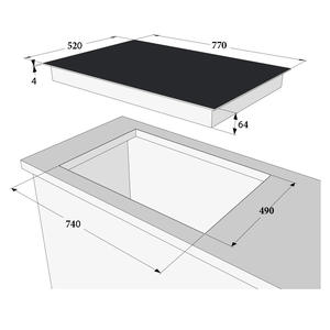 2025 Nouveau produit Table <span class=keywords><strong>de</strong></span> <span class=keywords><strong>cuisson</strong></span> en céramique avec <span class=keywords><strong>5</strong></span> zones <span class=keywords><strong>de</strong></span> <span class=keywords><strong>cuisson</strong></span> Commandes tactiles indépendantes électriques <span class=keywords><strong>Plaque</strong></span> <span class=keywords><strong>de</strong></span> <span class=keywords><strong>cuisson</strong></span> 90 cm - Product Image 3