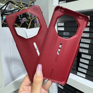 Étui de téléphone en fibre de carbone pour étui de protection mobile en fibre d'aramide <span class=keywords><strong>HuaWei</strong></span> Mate 60RS - Product Image 1