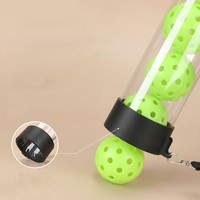 Récupérateur de balles de pickleball et support de rangement pour 14 balles avec sangle, protège-dos pour accessoires de pickleball, rapide