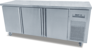 Brevit nóng bán công suất lớn sử dụng thương mại đôi-nhiệt độ dưới truy cập tủ lạnh tủ đông 304 thép không gỉ - Product Image 6