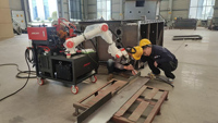 Robot Industrial de 6 Ejes de Alta Calidad y Fácil Programación, Brazo Robótico Móvil, Robot de Soldadura Colaborativo, Soldadura Mig Mag