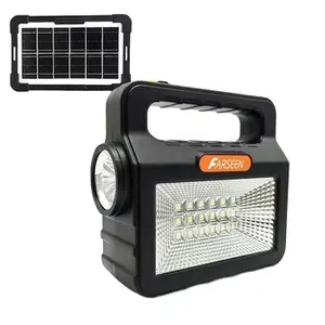 Factory Stock Portable Outdoor Complete Solar Kit With DC Led Bulbs Radio Good Price Solar Kit For Home Lighting