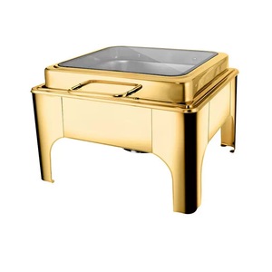 Juego de Recipientes para Buffet Eléctrico de Acero Inoxidable de 6L, Calentador de Alimentos Comercial para Bodas y Hoteles - Product Image 4