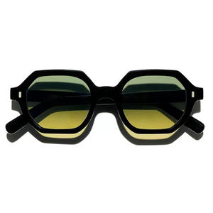 Occhiali da Sole Sifier con Montatura Geometrica alla Moda e Lenti Verdi Sfumate Protezione UV Eleganti e Trendy per Uso Esterno - Product Image 4