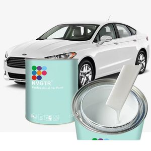 Peinture automobile blanche solide 2K, peinture de finition automobile haute brillance, peinture en aérosol, séchage rapide, haute couverture - Product Image 1