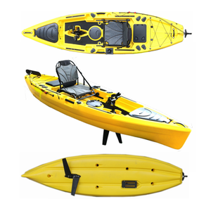 Kayak pour 3 personnes, 12 pieds, position assise sur le dessus, pagaie, pêche, rido, nouveauté - Product Image 5