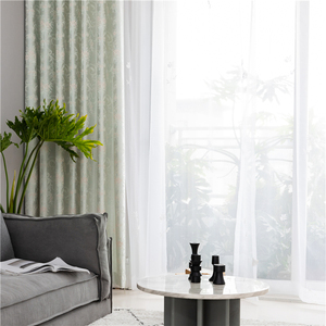 ZHONGHUA cierto lujo cortinas de la habitación de jacquard negro tela de cortina para piso ventana - Product Image 2