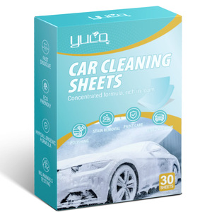 Toallitas de limpieza para coches, toallitas limpiadoras y abrillantadoras, toallitas para eliminar la película de aceite, toallitas de limpieza de espuma, comercio electrónico transfronterizo - Product Image 2