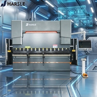 Presse plieuse hydraulique CNC HARSLE à entretien facile pour tôles d'acier – Meilleur prix