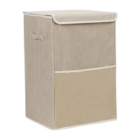 Nouveau style de poubelle à linge pour la maison et nouveau design de boîte de rangement en coton et lin pour les vêtements