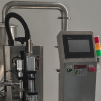 Machine de remplissage automatique à tête unique pour crème cosmétique, huile, gel et pâte, à pompe à piston haute viscosité 1000 ml