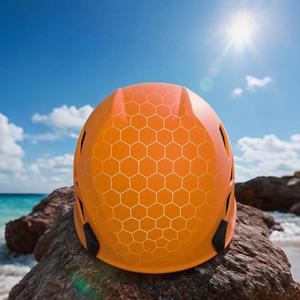 Mũ bảo hiểm leo núi ABS chịu lực cao có đèn <span class=keywords><strong>LED</strong></span>, mũ bảo hộ công nghiệp có kính chắn mặt dùng trong hoạt động cứu hộ & leo núi - Product Image 6